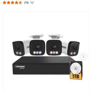 Defender's Sentinel 4K Ultra HD Wired Security System